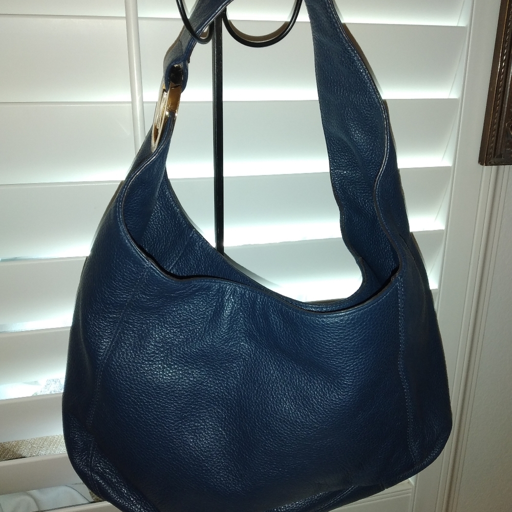 Michael Kors navy blue handbag